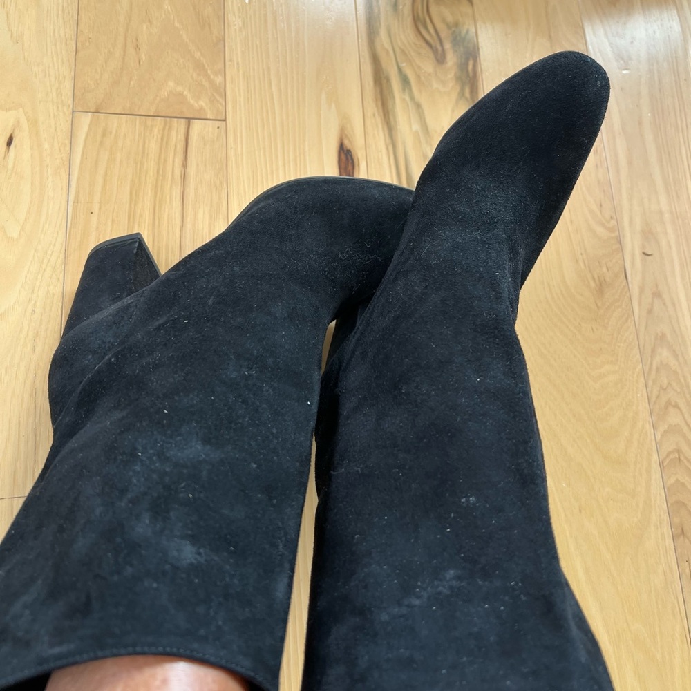 Aquazzura Black Heeled Boots Sleek Design